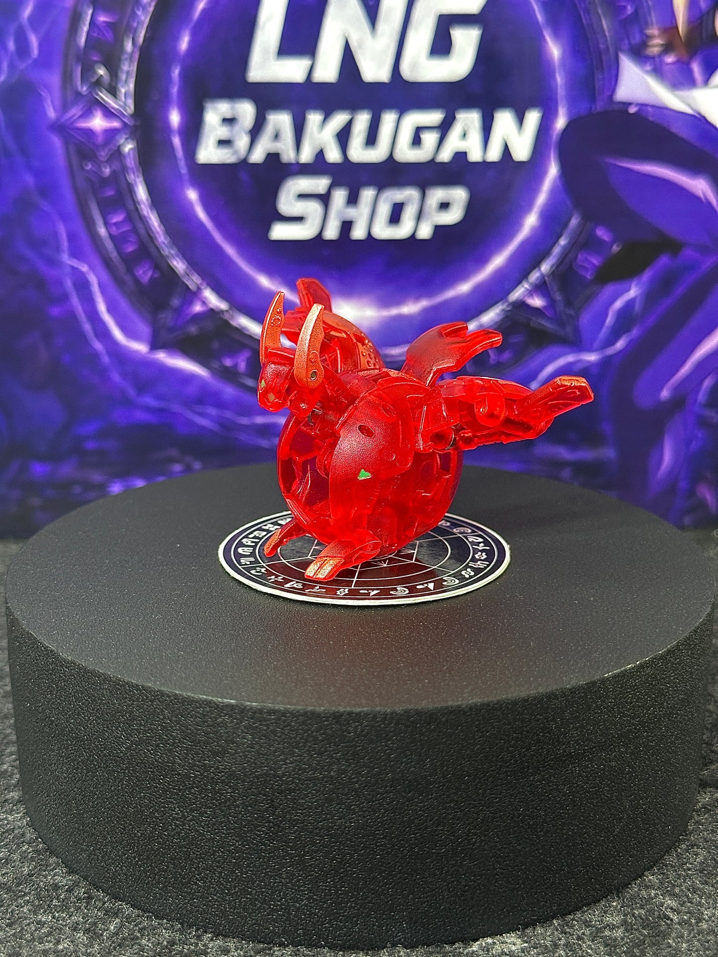 Bakugan Foxbat Clear Pyrus B2