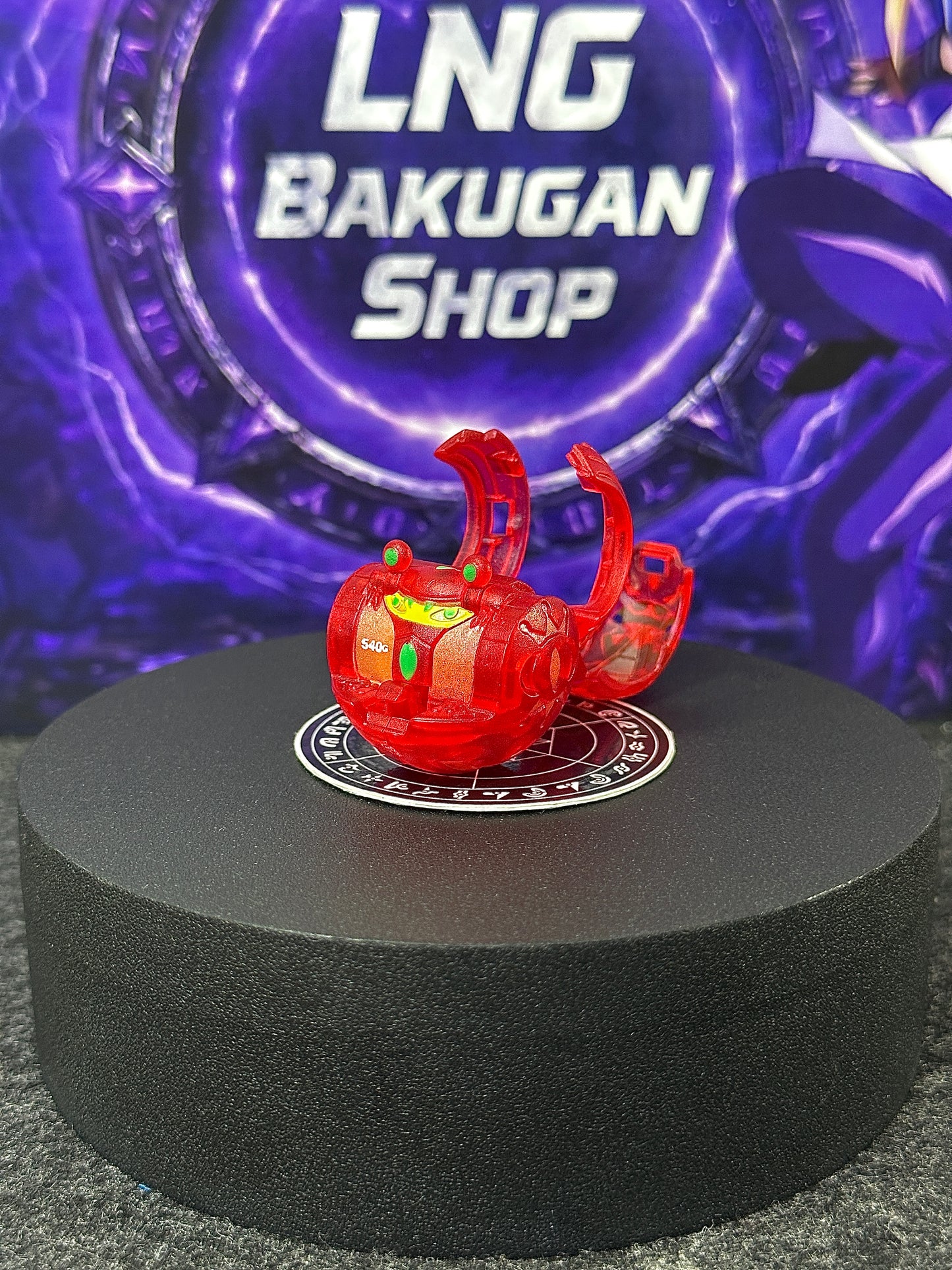 Bakugan Dual Elfin Pyrus Clear B2