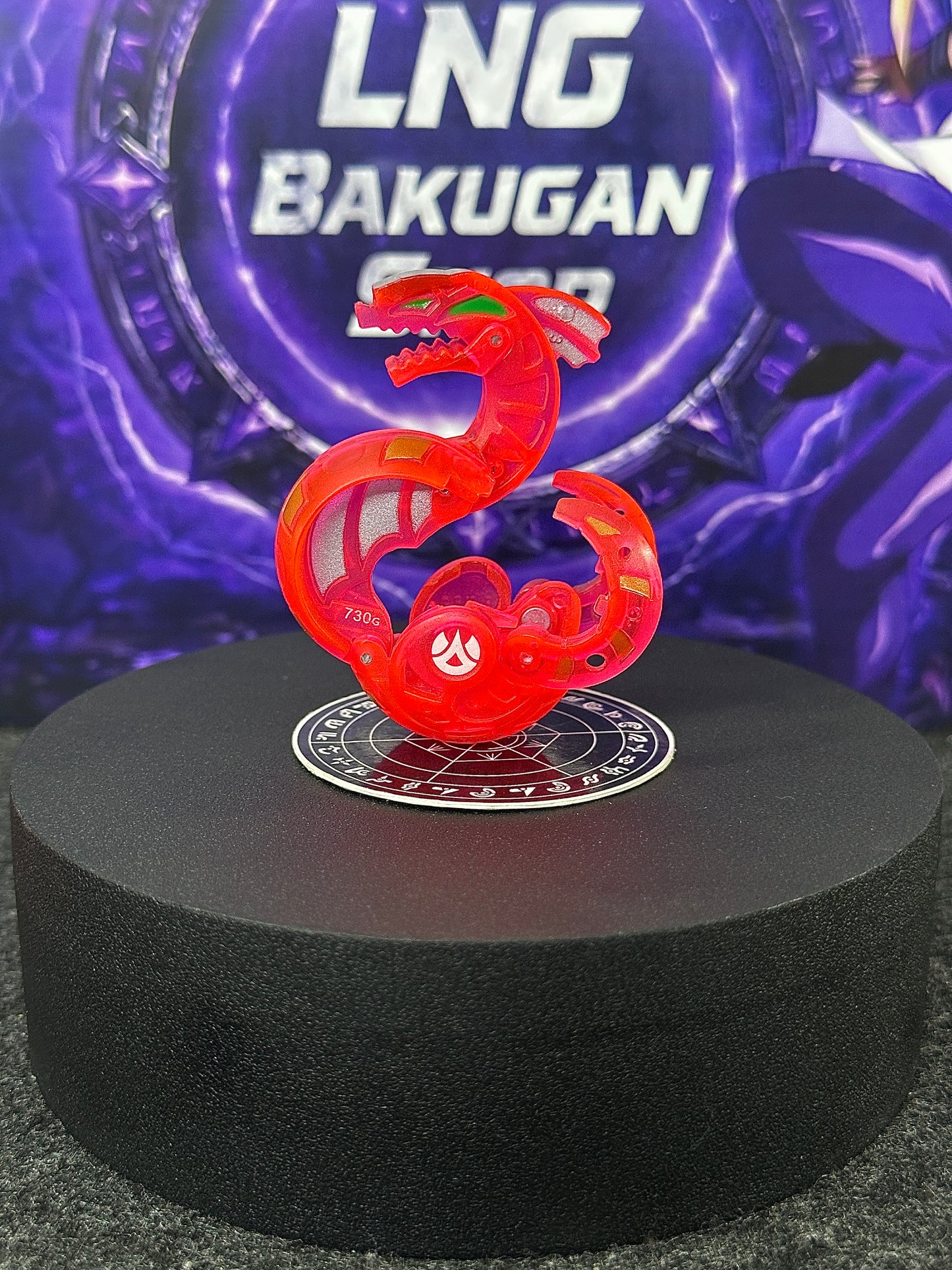 Bakugan Abis Omega Pyrus Clear B2
