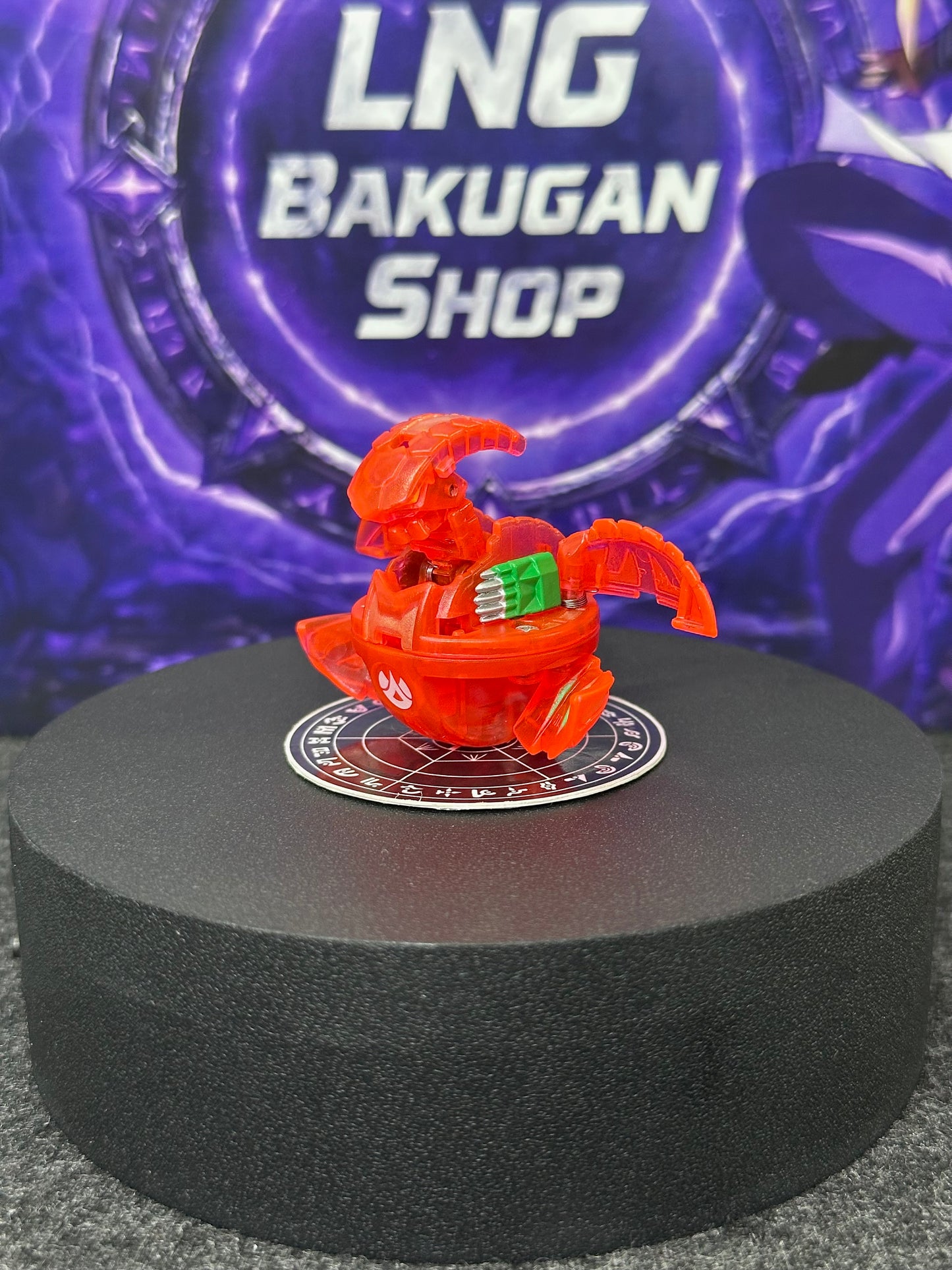 Bakugan Alpha Percival Clear Pyrus B2