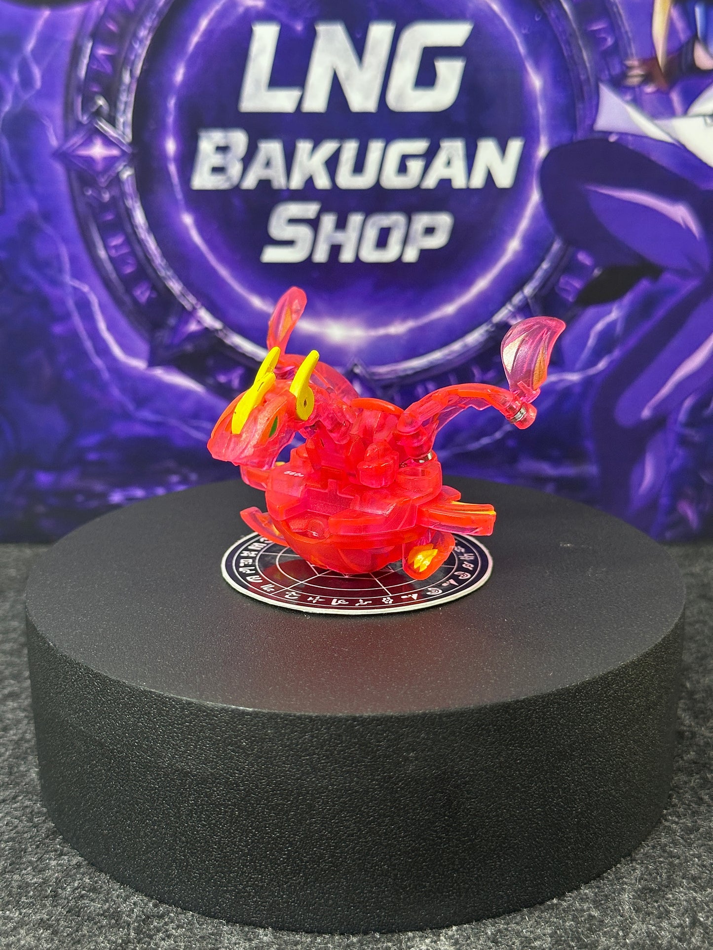 Bakugan Ultra Dragonoid B2 Pyrus Clear