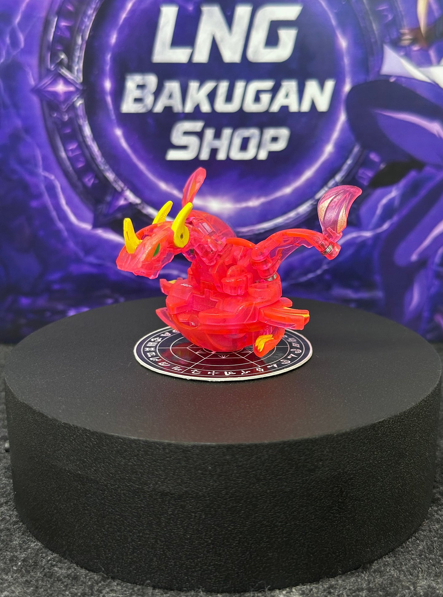 Bakugan Ultra Dragonoid Pyrus Clear B2