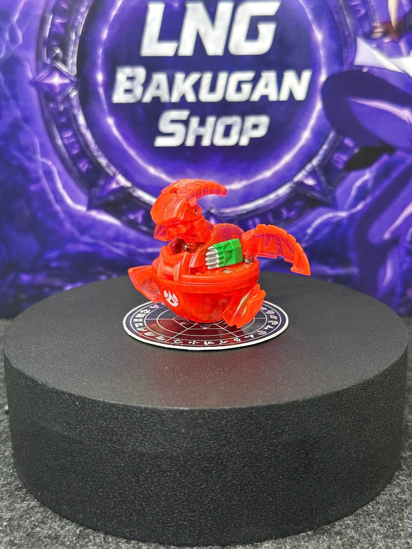 Bakugan Alpha Percival Clear Pyrus B2