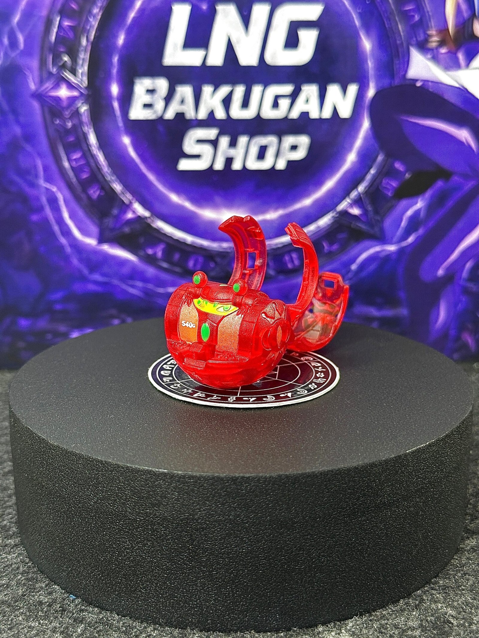 Bakugan Dual Elfin Pyrus Clear B2