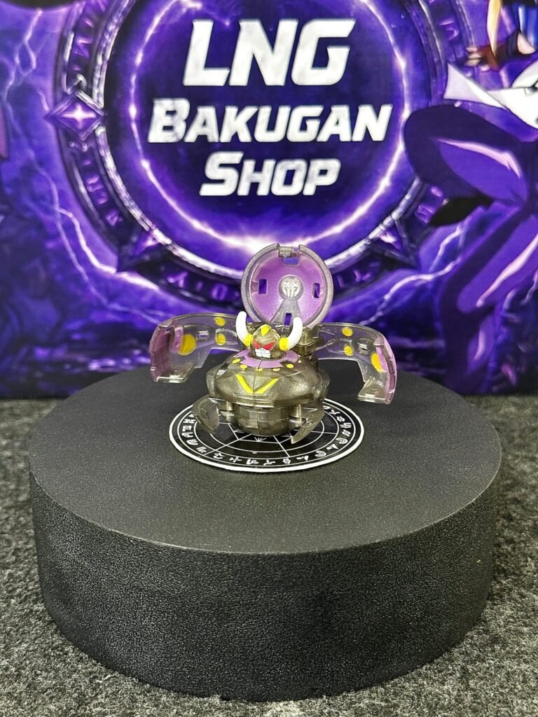 Bakugan Shadow Vulcan Darkus Clear B2