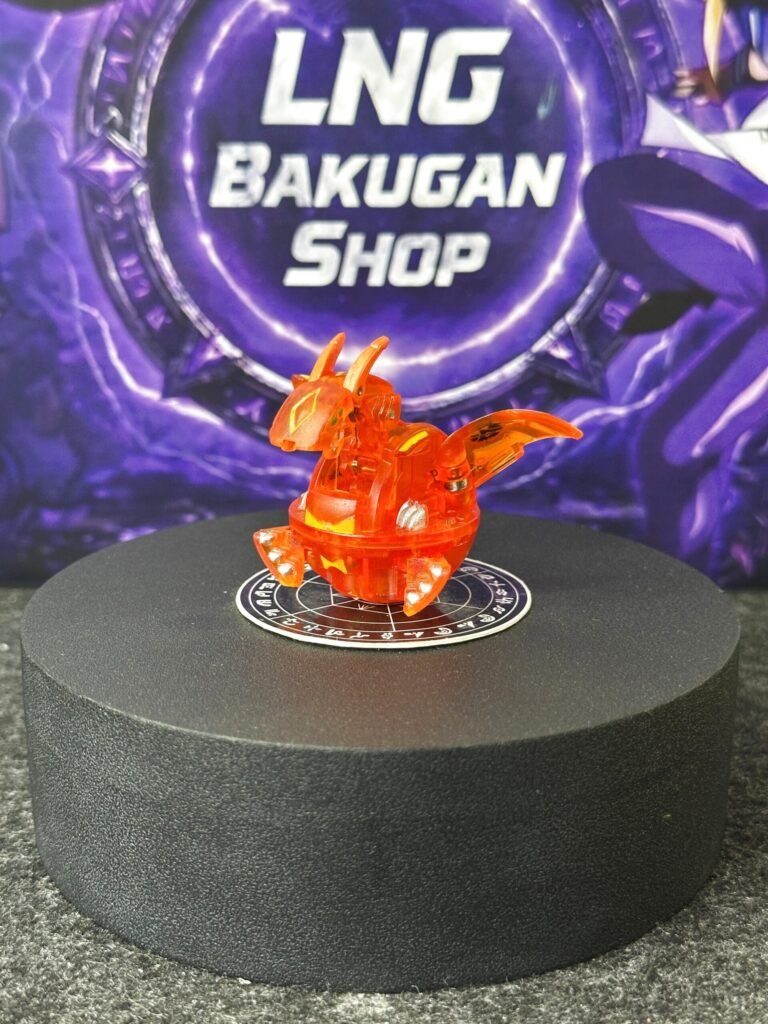 Bakugan Hyper Dragonoid Pyrus Clear B2