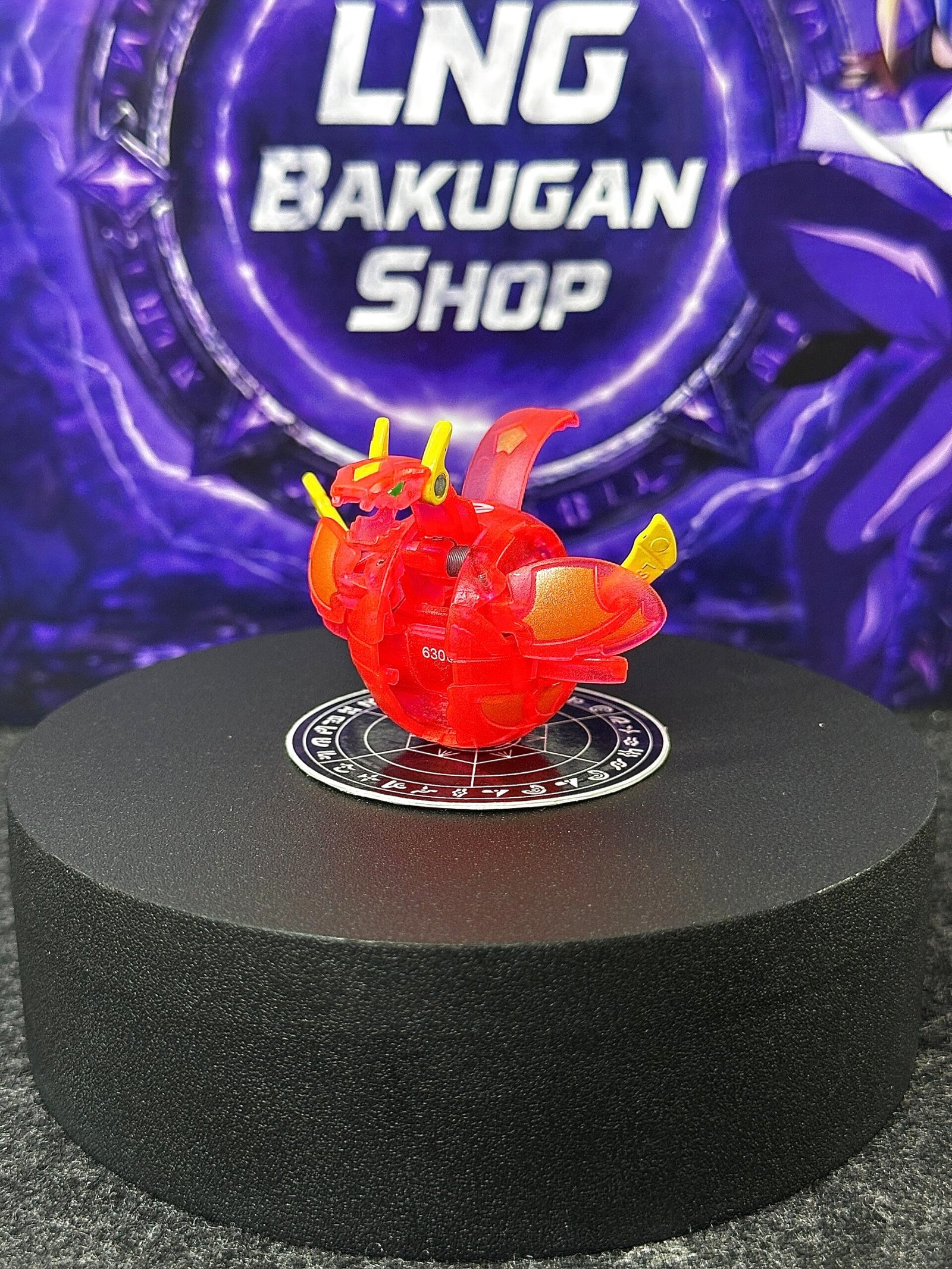 Bakugan Pyro Pyrus Clear B2
