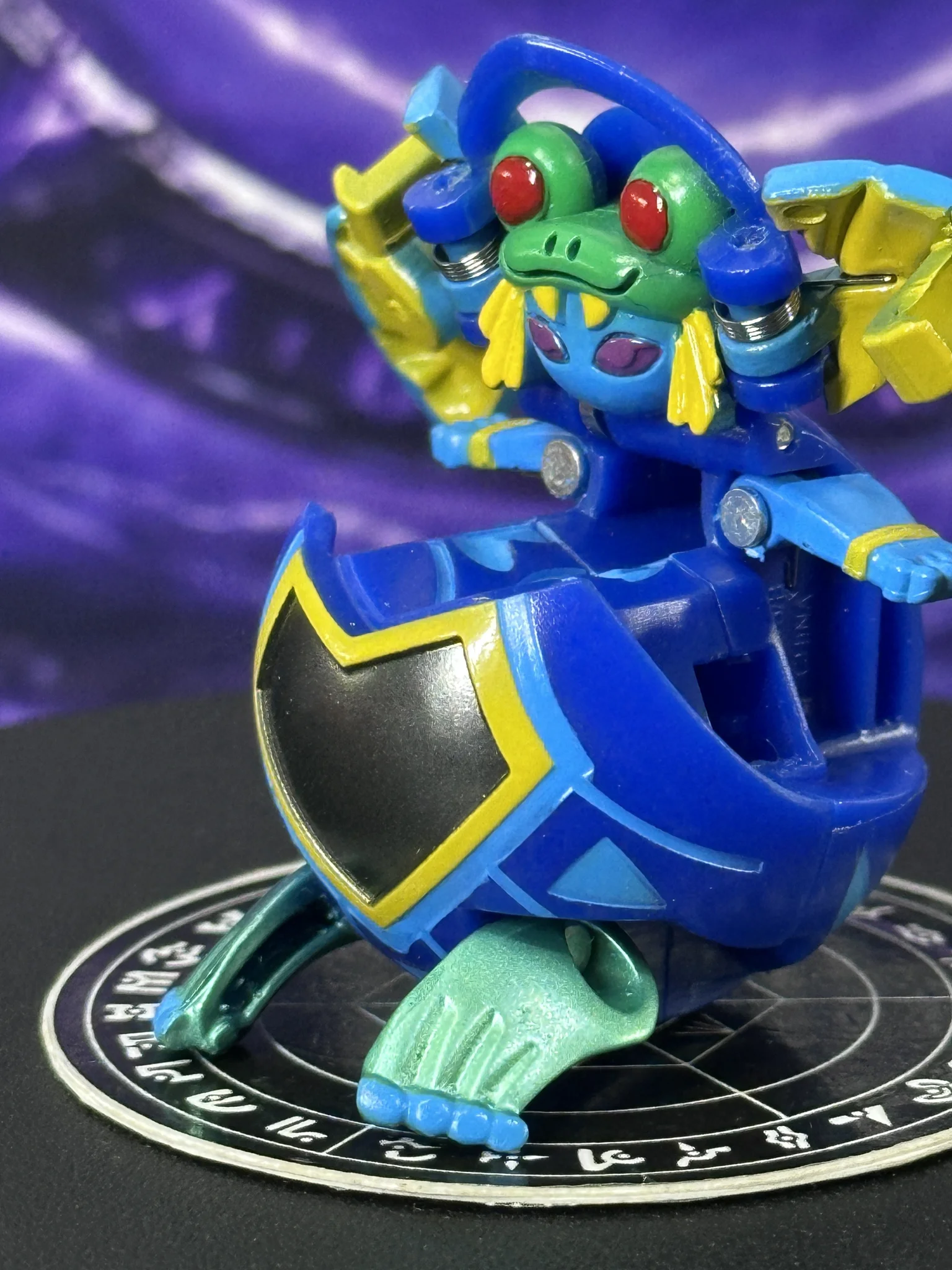 BAKUGAN Aquos Blue Minx Elfin Custom Paint Anime Color 500G SEGA TOYS