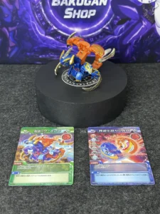 Bakugan BakuTech Aquos Go Garyu Bind System + Cards - ảnh 2