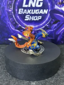 Bakugan BakuTech Aquos Go Garyu Bind System + Cards - ảnh 7