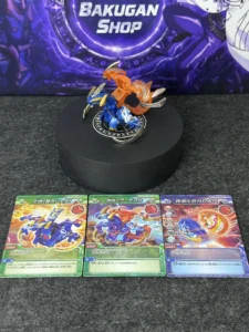 Bakugan BakuTech Aquos Go Garyu Bind System + Cards - ảnh 2