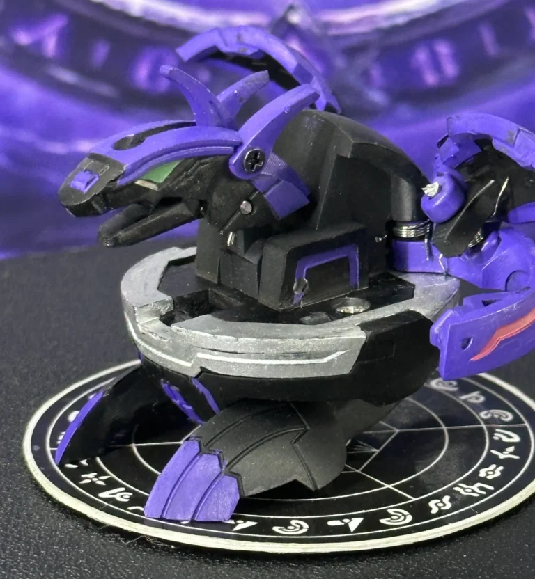 Bakugan Battle Brawlers Darkus Leonidas Spring Loaded Wings Custom Made VHTF