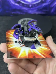 Bakugan Battle Brawlers Darkus Leonidas Spring Loaded Wings Custom Made VHTF - ảnh 9