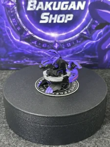 Bakugan Battle Brawlers Darkus Leonidas Spring Loaded Wings Custom Made VHTF - ảnh 2