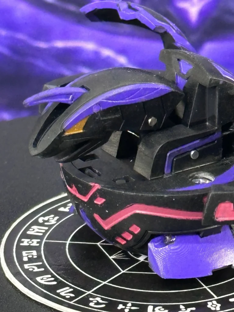 Bakugan Battle Brawlers Darkus Leonidas Spring Loaded Wings Custom Made VHTF