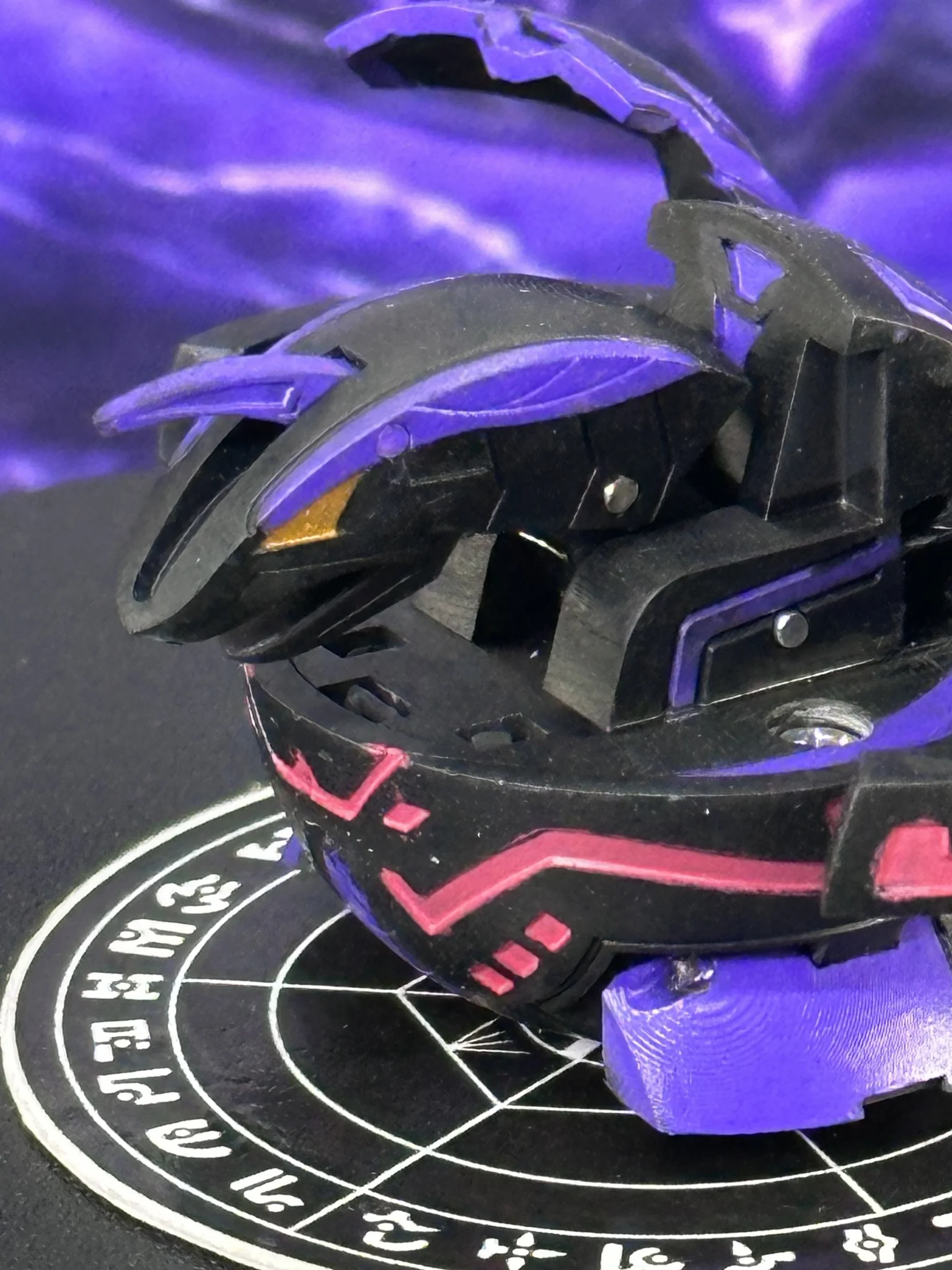 Bakugan Battle Brawlers Darkus Leonidas Spring Loaded Wings Custom Made VHTF
