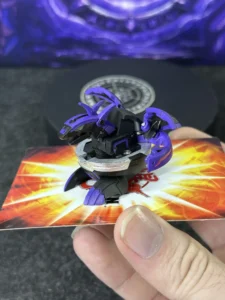 Bakugan Battle Brawlers Darkus Leonidas Spring Loaded Wings Custom Made VHTF - ảnh 8