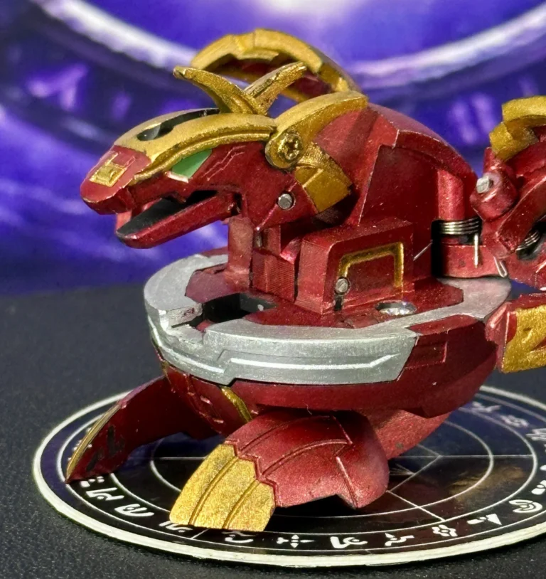 Bakugan Battle Brawlers Pyrus Leonidas Spring Loaded Wings Custom Made VHTF
