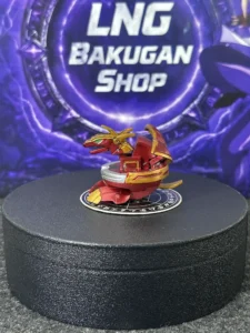Bakugan Battle Brawlers Pyrus Leonidas Spring Loaded Wings Custom Made VHTF - ảnh 3