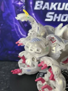Bakugan New Vestroia Bakufrost White Pearl Maxus Helios 7 In 1 Perfect Condition - image 1