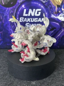 Bakugan New Vestroia Bakufrost White Pearl Maxus Helios 7 In 1 Perfect Condition - image 2