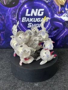Bakugan New Vestroia Bakufrost White Pearl Maxus Helios 7 In 1 Perfect Condition - image 5