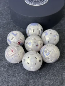 Bakugan New Vestroia Bakufrost White Pearl Maxus Helios 7 In 1 Perfect Condition - image 7