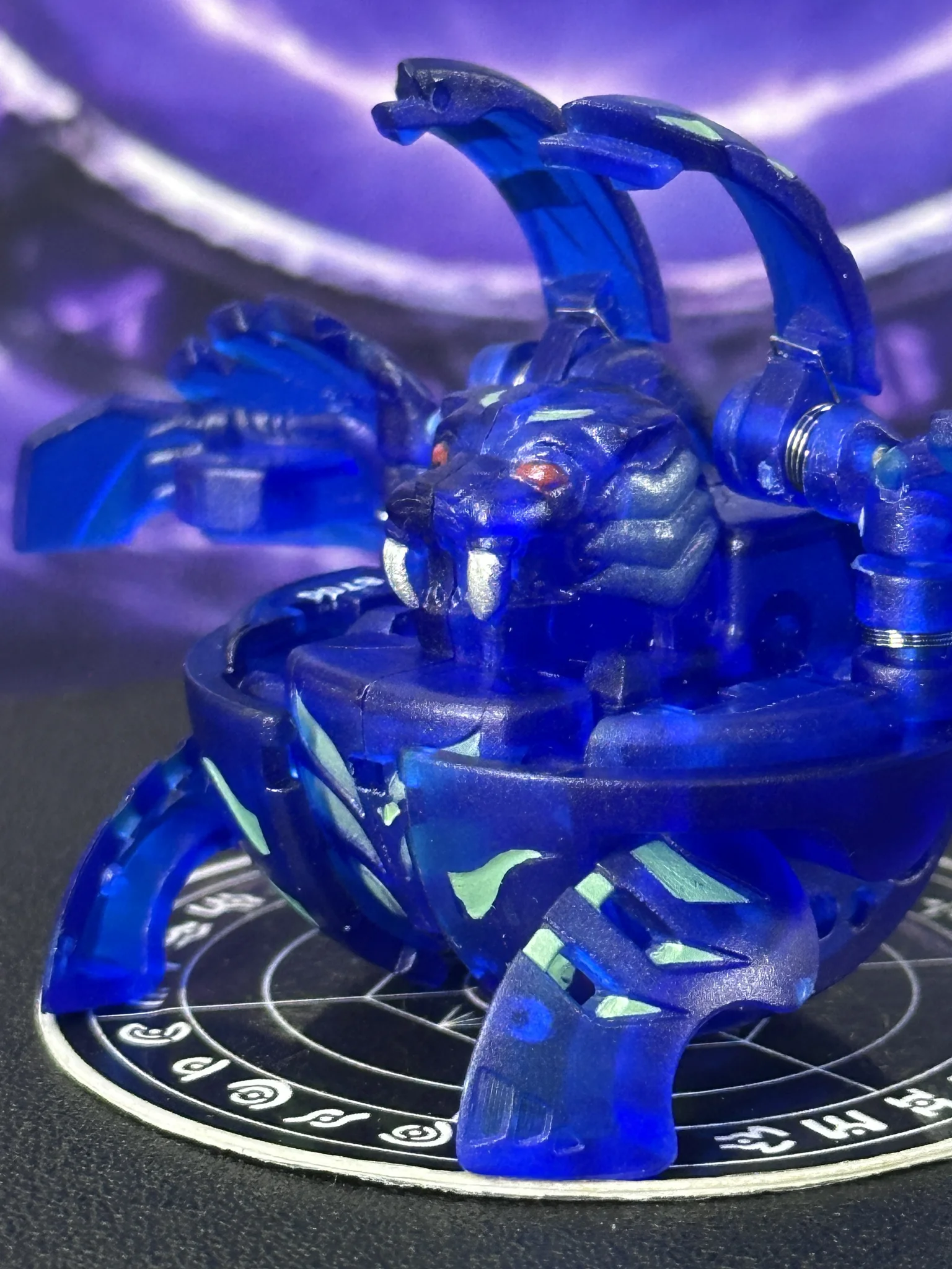 Bakugan Translucent Aquos Blade Tigrerra VHTF