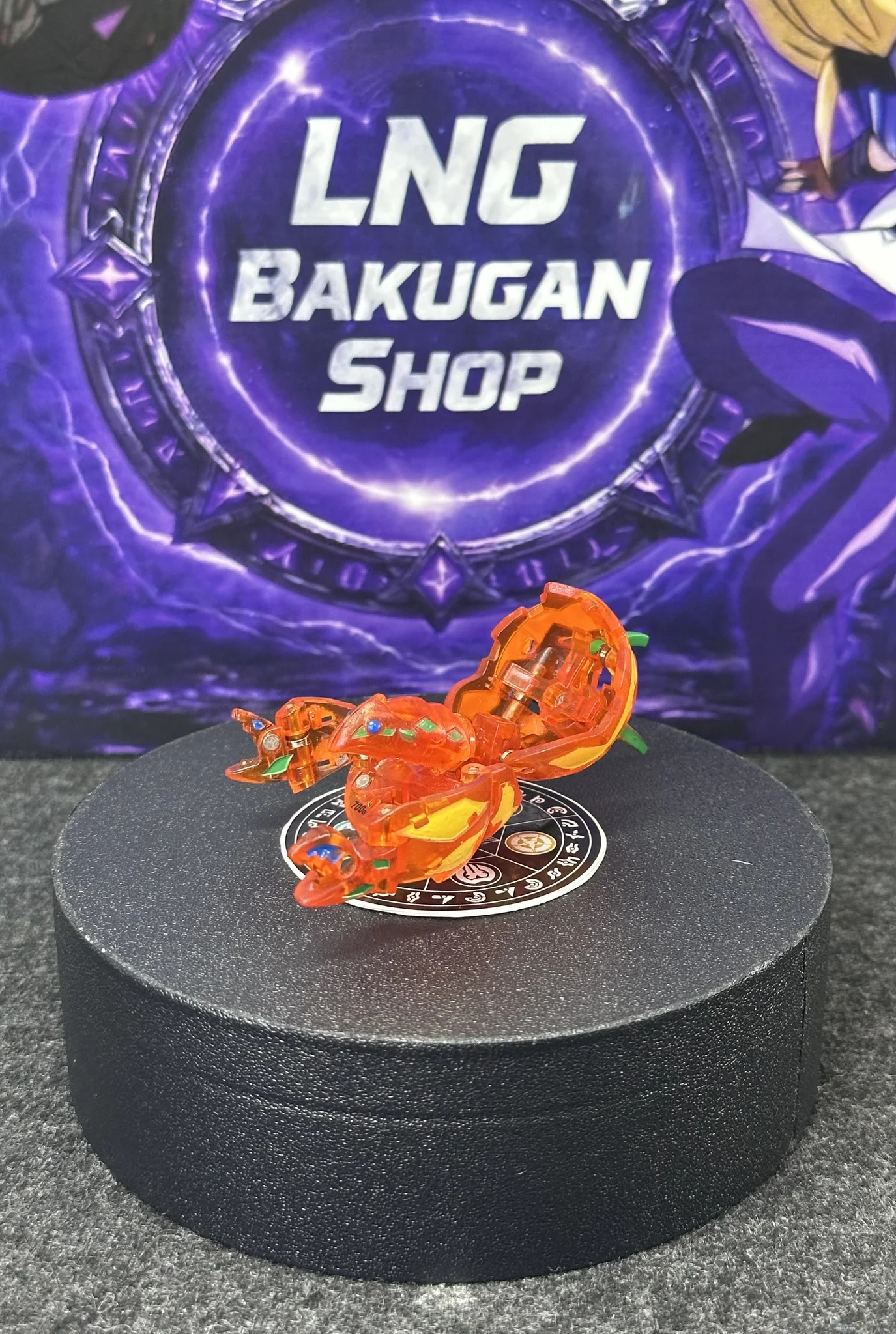 Bakugan Stug Clear Orange Pyrus B2
